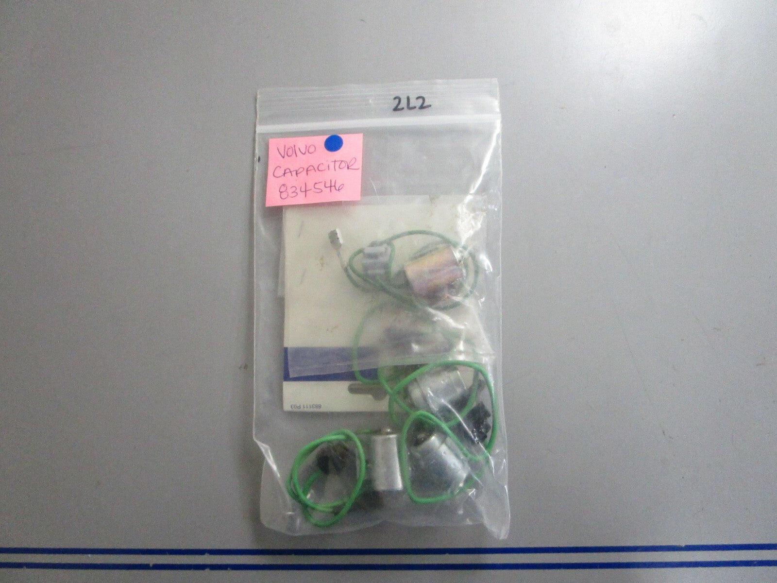 *NEW OEM* (LOT OF 2) 0810 Volvo Penta Capacitor 834546