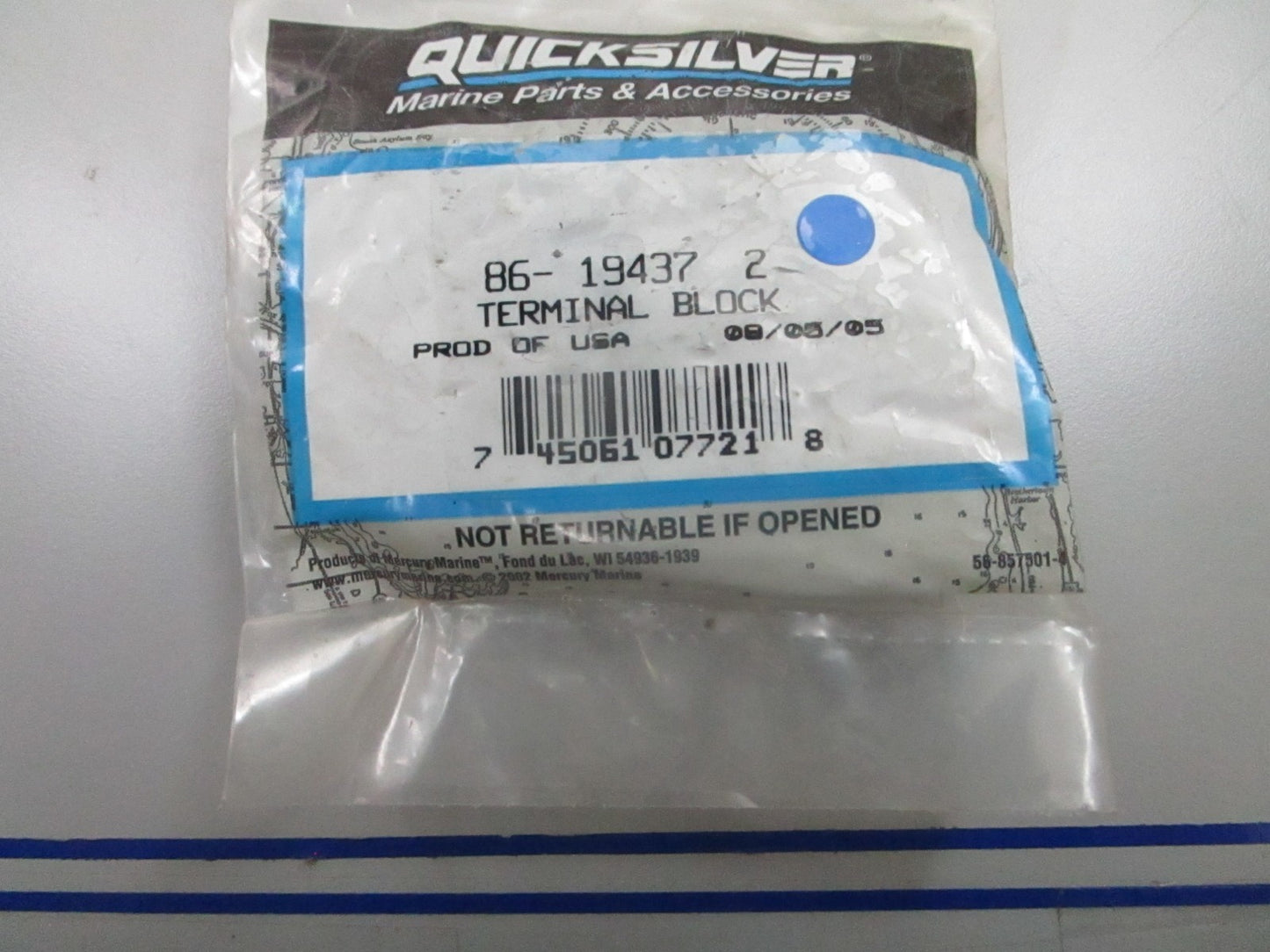 *NEW OEM* 0810 Mercury Quicksilver Terminal Block 86-19437 2