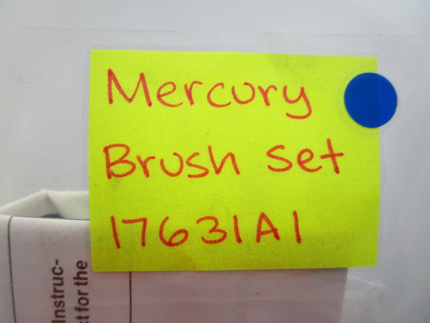 NEW OEM 17631A1 Mercury Quicksilver Brush Set 0810