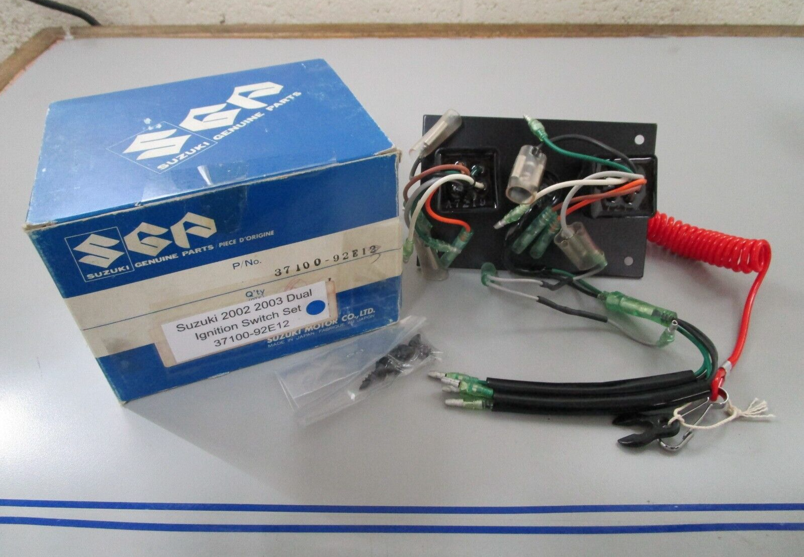 *NEW OEM* 0780 Suzuki 2002 2003 Dual Ignition Switch Set 37100-92E12