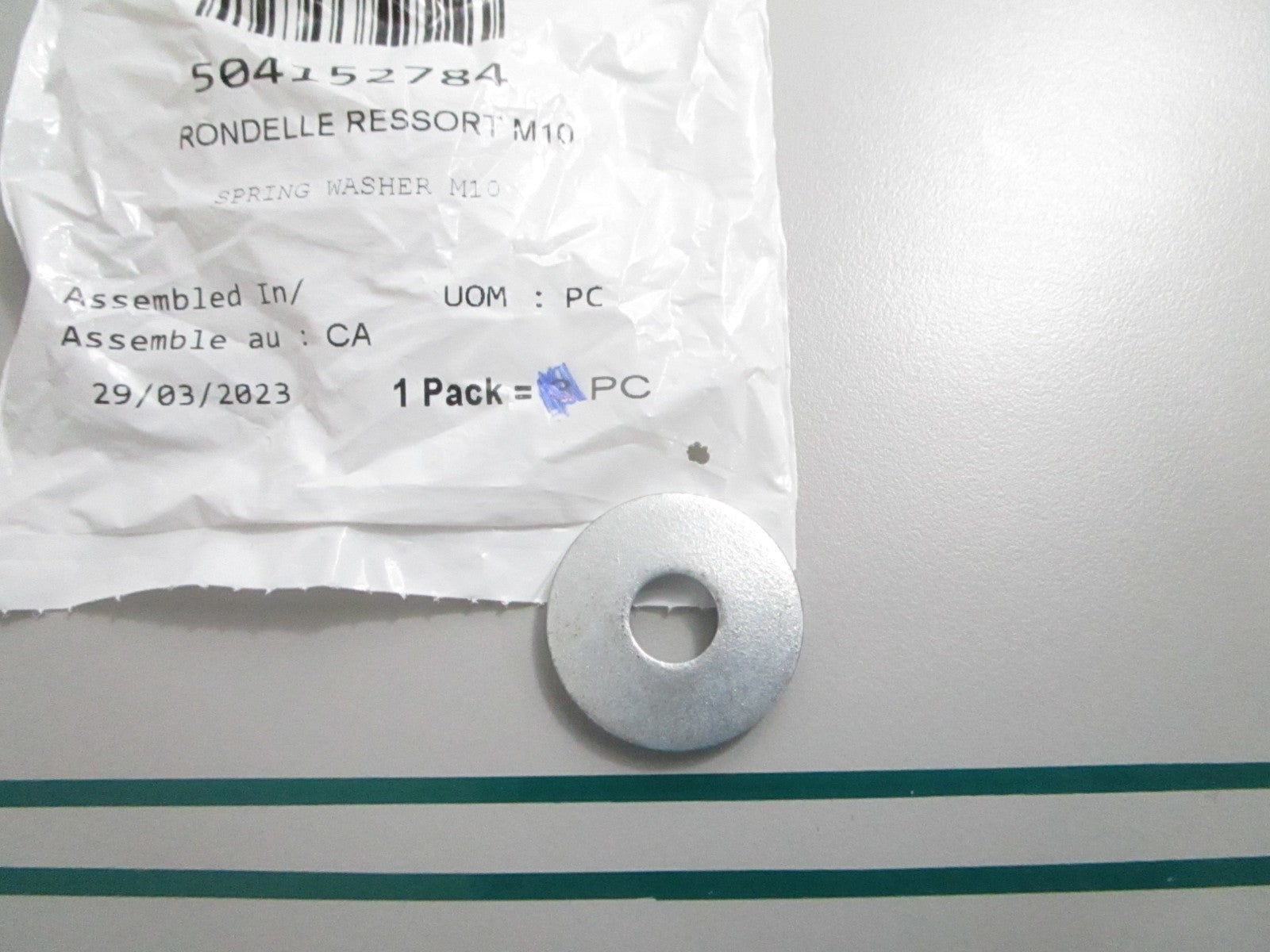 NEW 504152784 Ski-Doo Washer 0810
