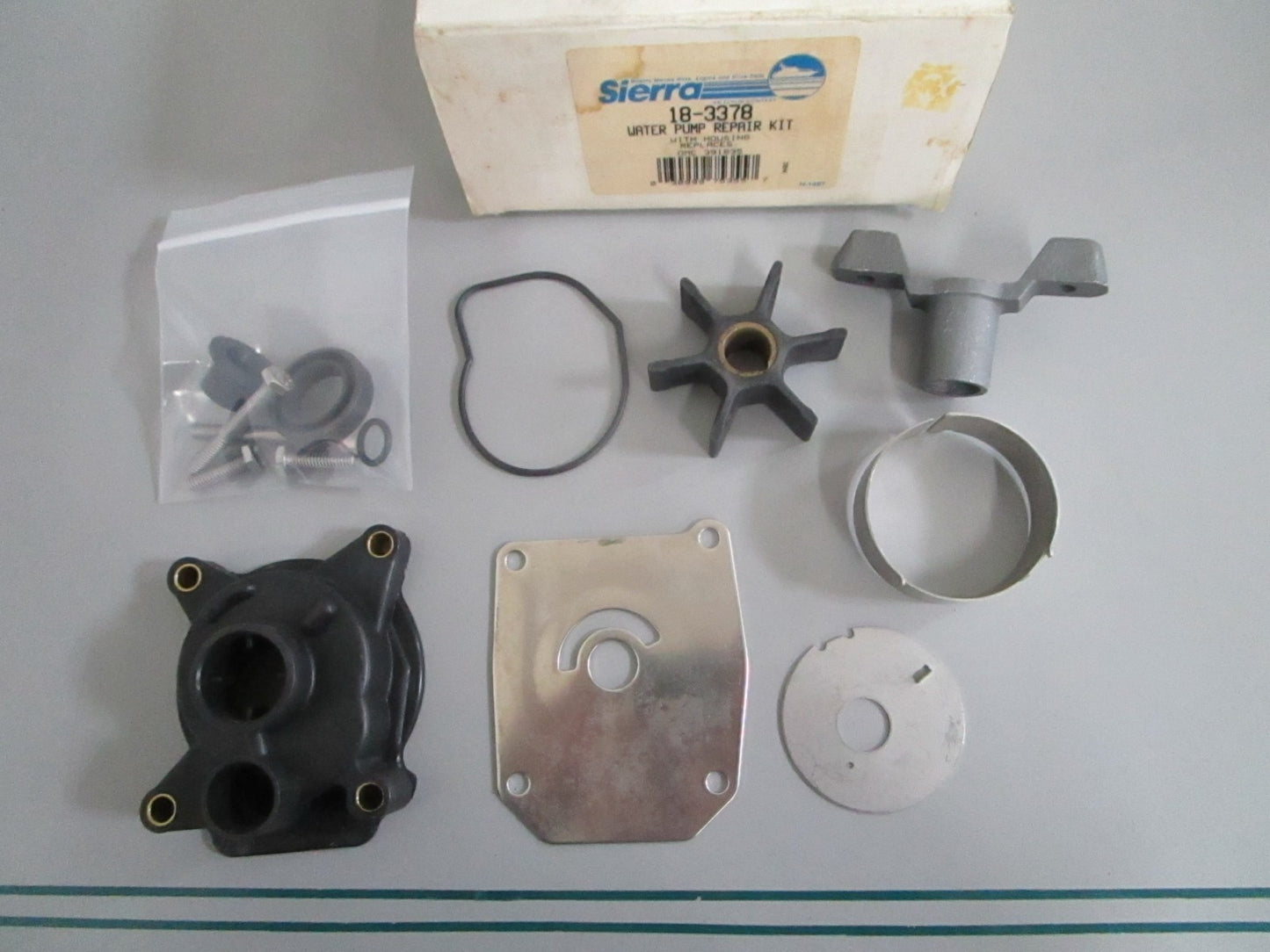 Sierra NEW 18-3378 Water Pump Kit w/ Housing Johnson Evinrude 50 55 60HP 0820