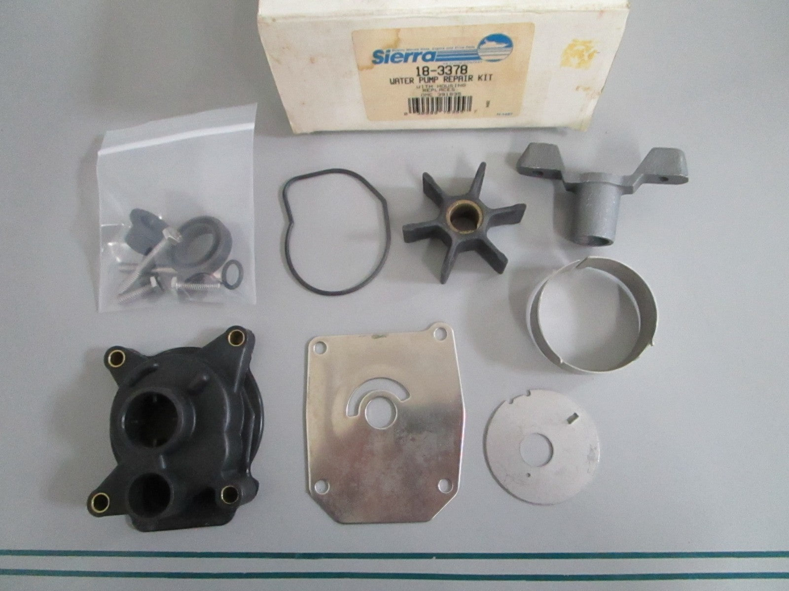 Sierra NEW 18-3378 Water Pump Kit w/ Housing Johnson Evinrude 50 55 60HP 0820