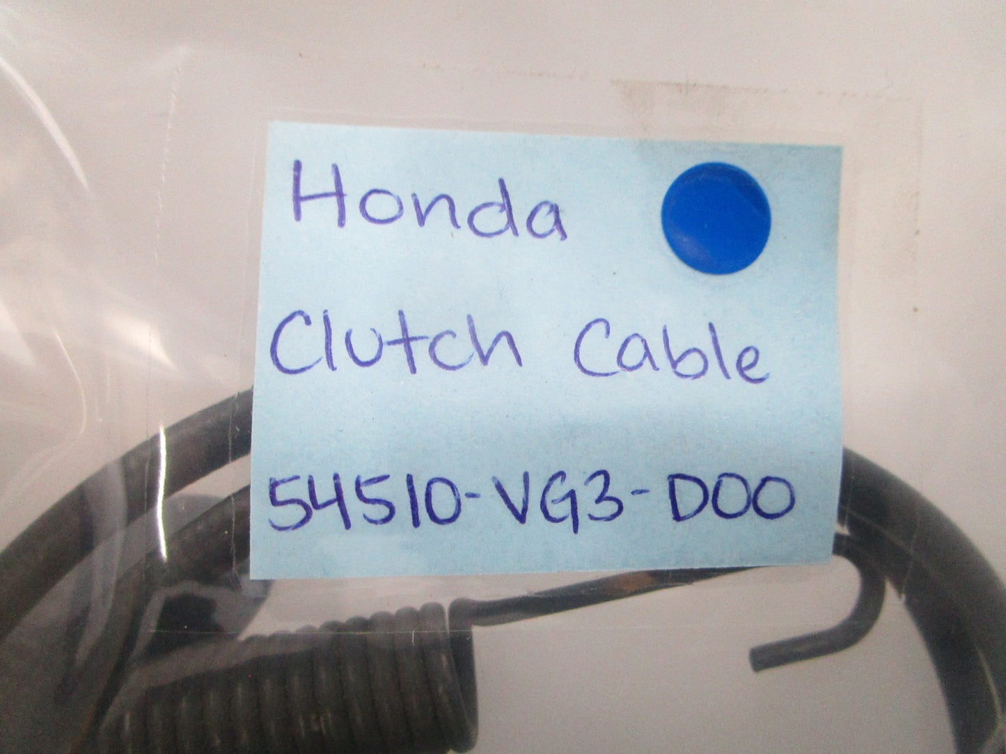 NEW OEM Honda 54510-VG3-D00 Clutch Cable 0810