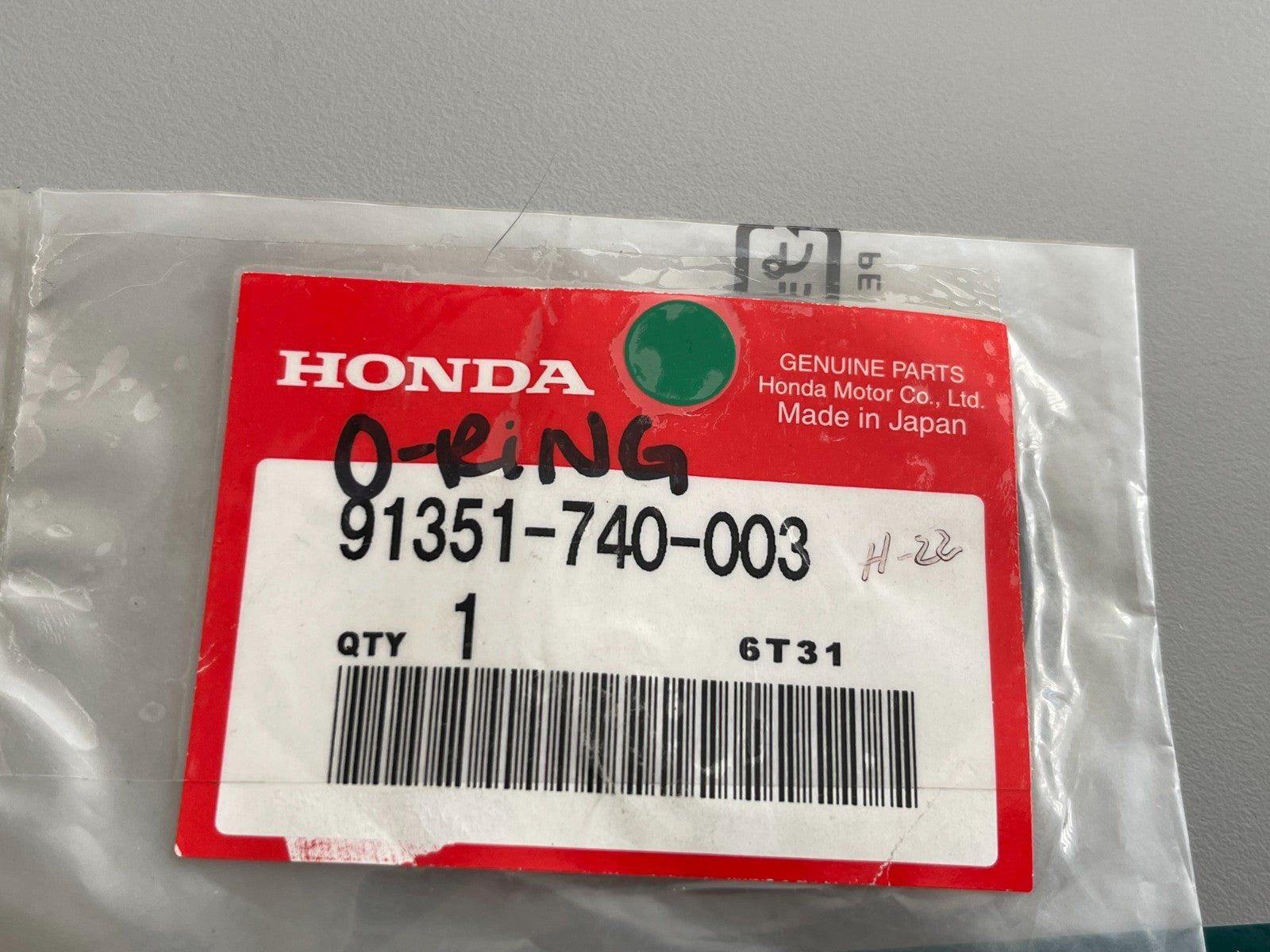 NEW OEM 91351-740-003 Honda O-Ring 0810
