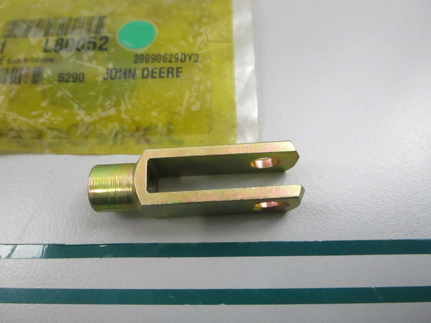 John Deere NEW OEM Yoke L80052 6010 6020 SCV Linkage Control NOS 0810