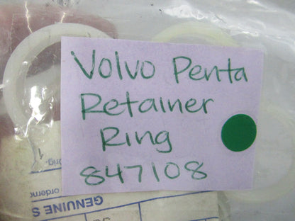 NEW OEM 847108 Volvo Penta Retainer Ring 0810