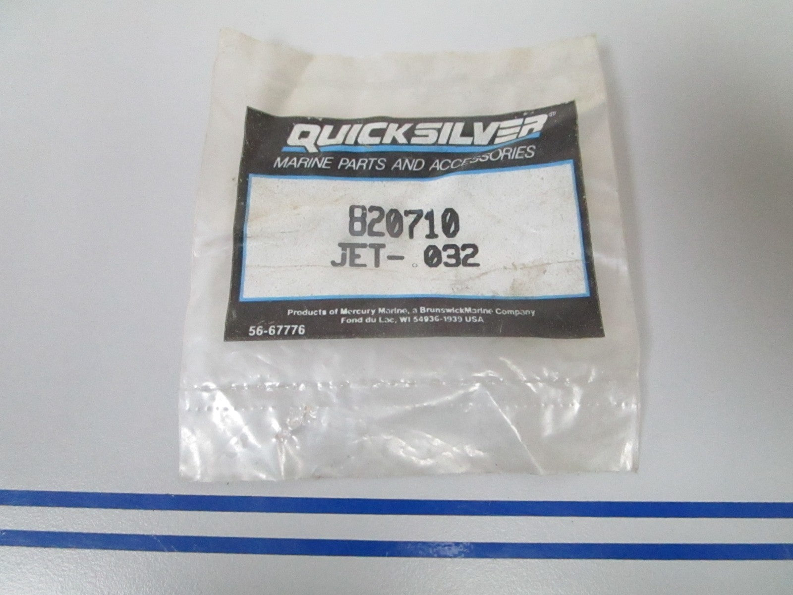 NEW OEM 820710 Mercury Quicksilver .032 Jet 0720