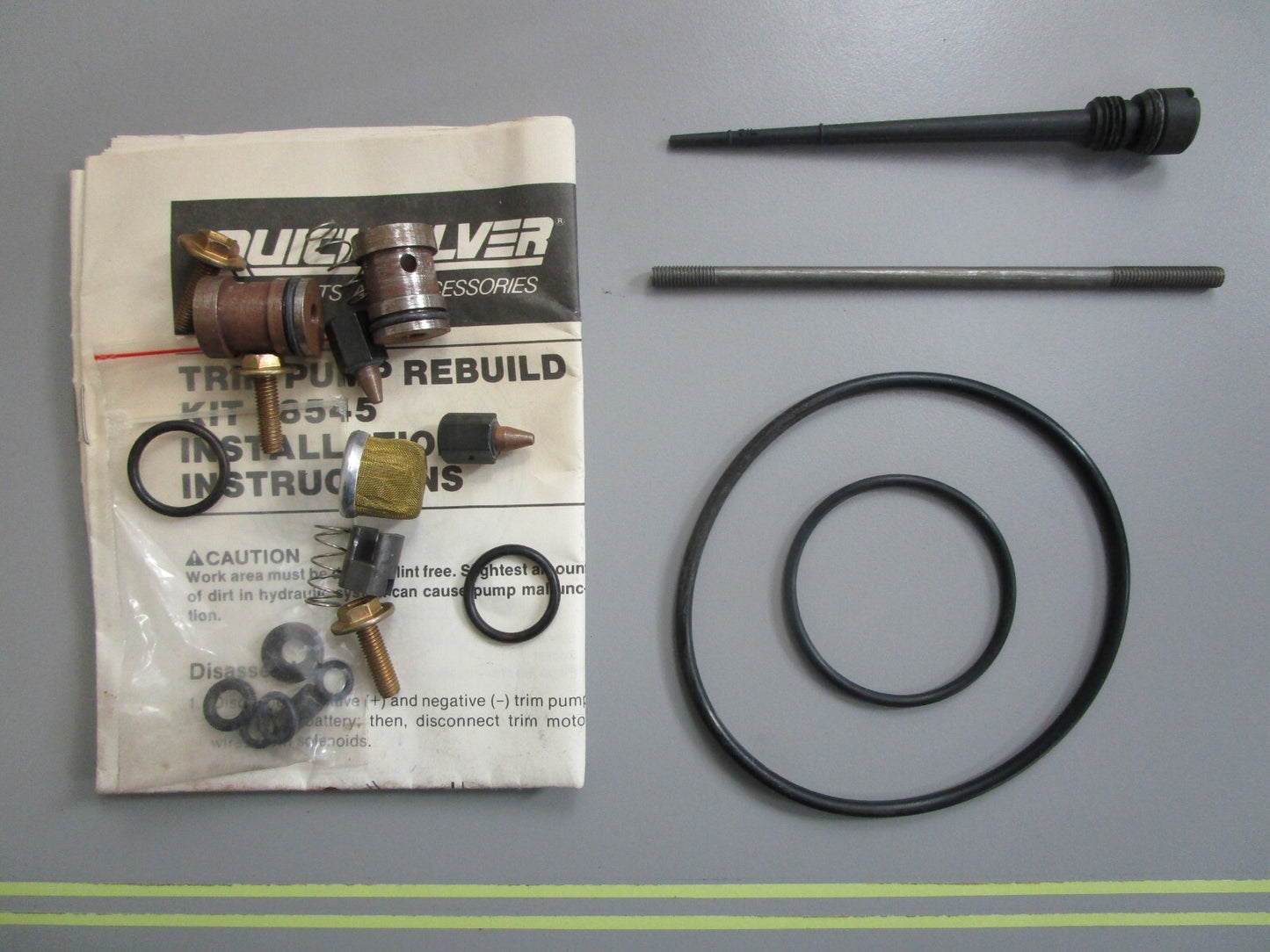 *NEW OEM* 0820 Mercury Quicksilver Trim Pump Rebuild Kit 18545A1