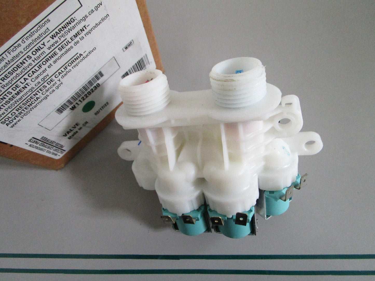 NEW OEM W11220230 Whirlpool Valve 0820
