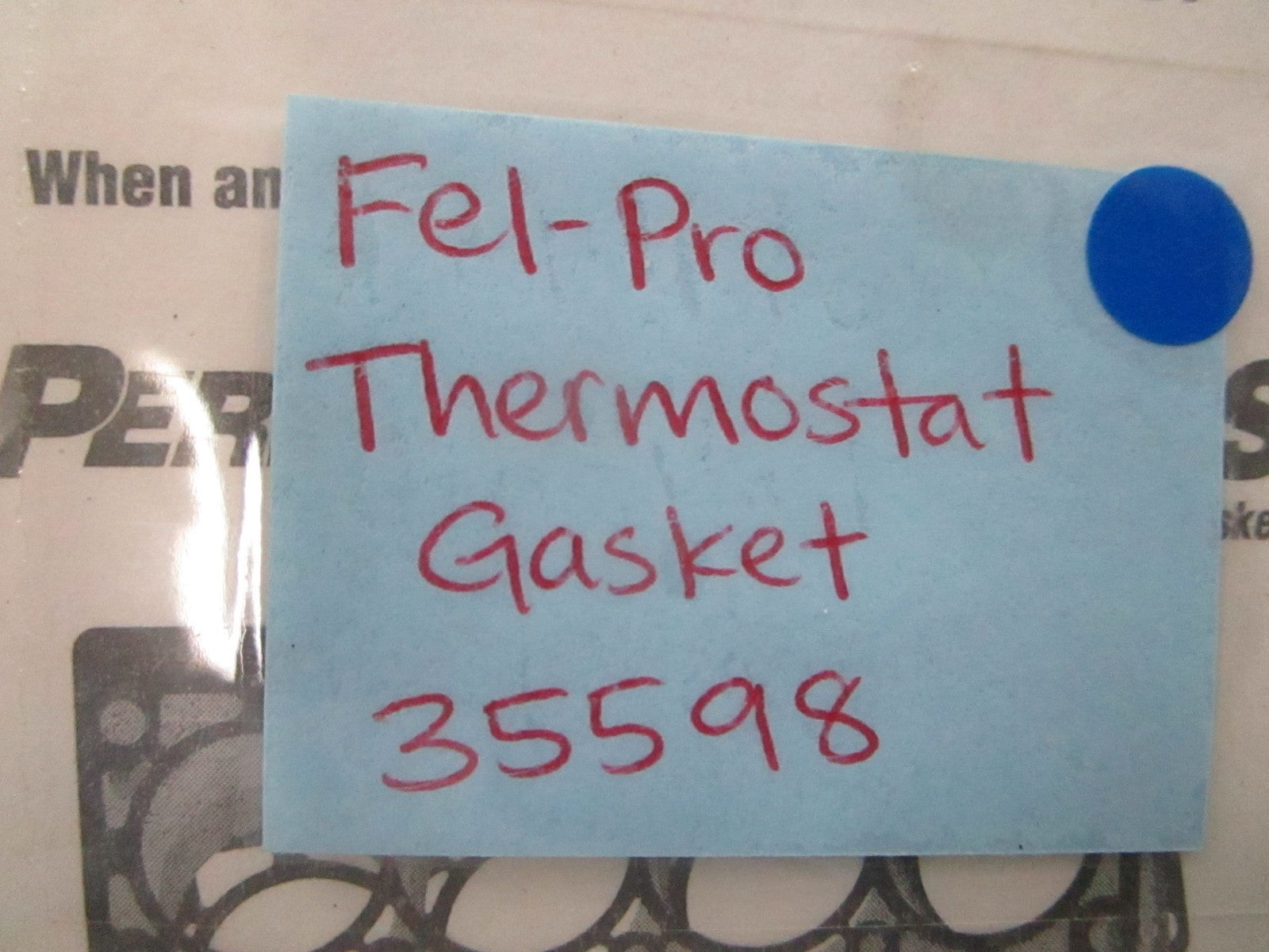 *NEW* 0810 Fel-Pro Thermostat Gasket 35598