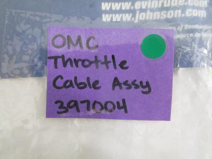 NEW OEM 397004 0397004 OMC Johnson Evinrude Throttle Cable Assy 0820