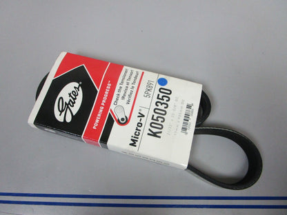 NEW K050350 Gates Micro-V 21/32" x 35 ⅝" Serpentine Belt 0720