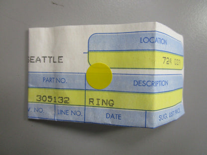 *NEW OEM* (LOT OF 2) 0810 OMC Johnson Evinrude Ring 305132 0305132