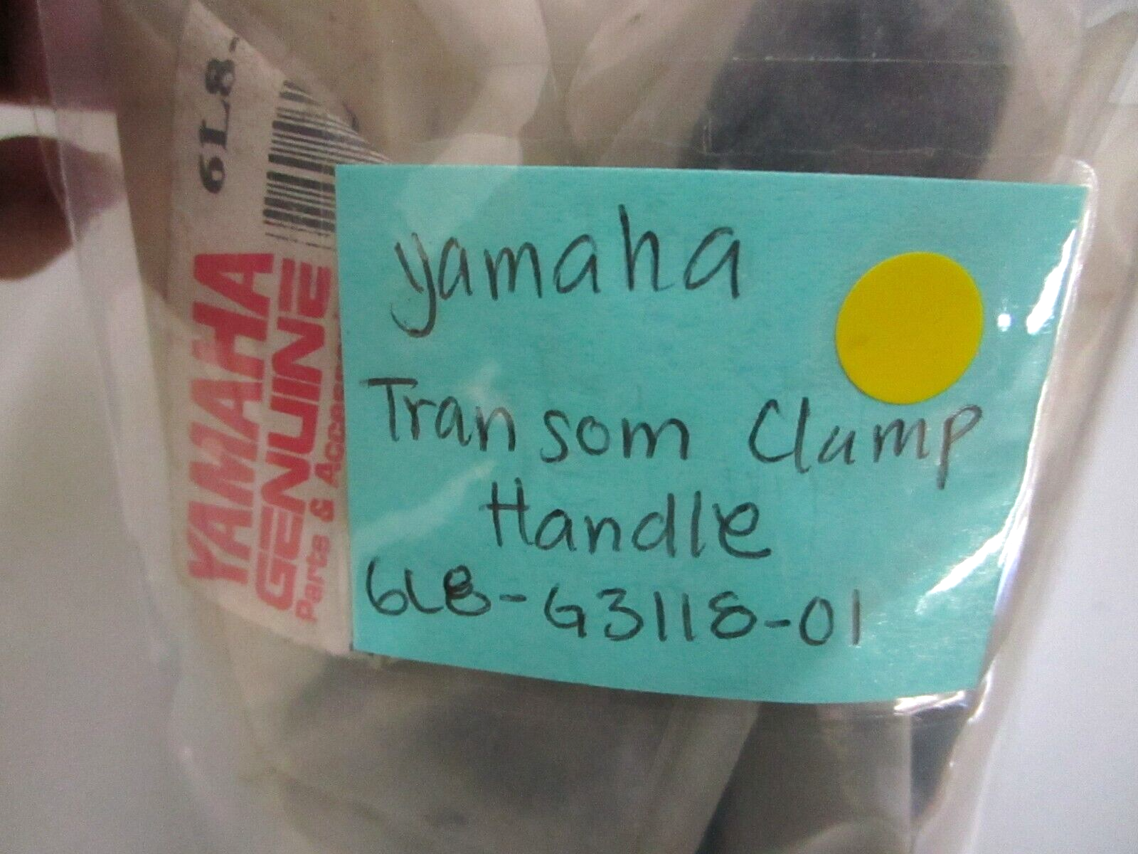 *NEW OEM* 0750 Yamaha TRANSOM CLAMP HANDLE 6L8-G3118-01