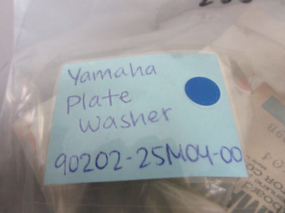 *NEW OEM* (LOT OF 5) 0810 Yamaha Plate Washer 90202-25M04-00