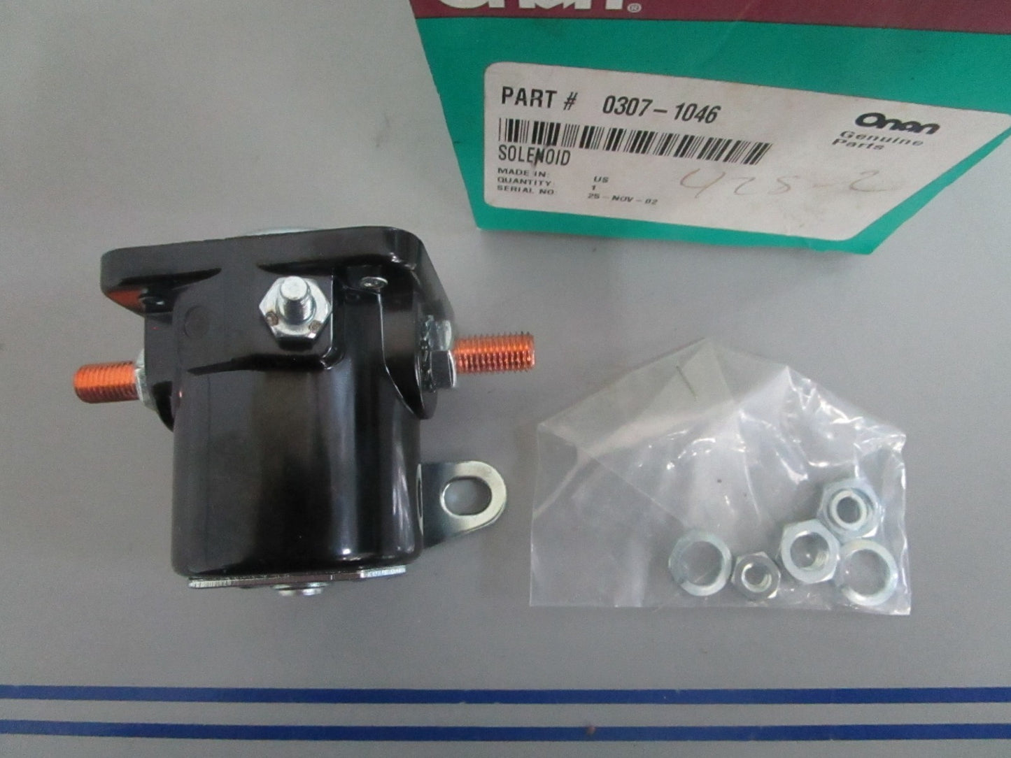 *NEW OEM* 0820 Onan Starter Solenoid Relay 0307-1046