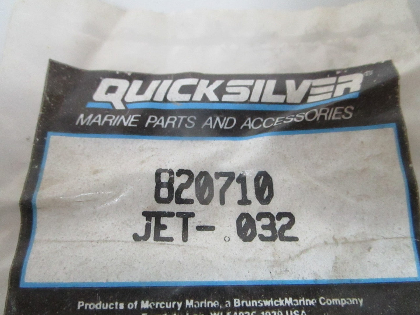 NEW OEM 820710 Mercury Quicksilver .032 Jet 0720