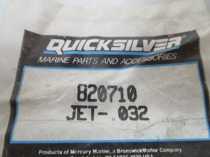 NEW OEM 820710 Mercury Quicksilver .032 Jet 0720