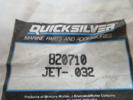 NEW OEM 820710 Mercury Quicksilver .032 Jet 0720