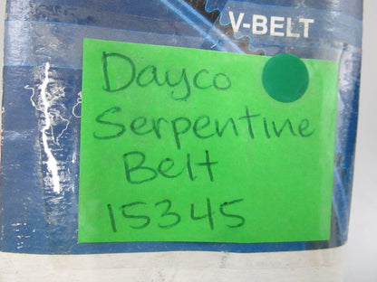 NEW 15345 Dayco Serpentine Belt 0810