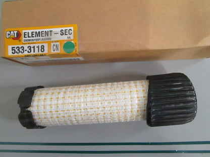 CAT NEW OEM Secondary Air Cleaner Element 533-3118 NOS Excavator Filter 0820