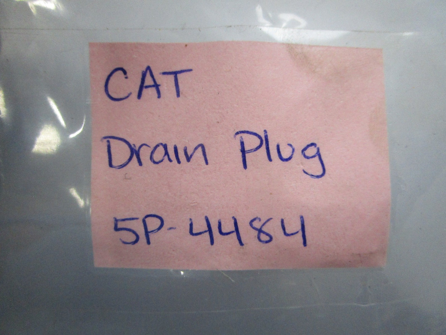 NEW OEM 5P-4484 CAT Drain Plug 0810