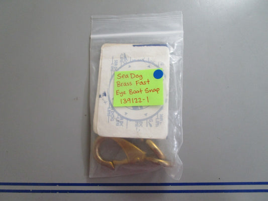 *NEW* (LOT OF 2) 0810 Sea-Dog Brass Fast Eye Boat Snap 139122-1