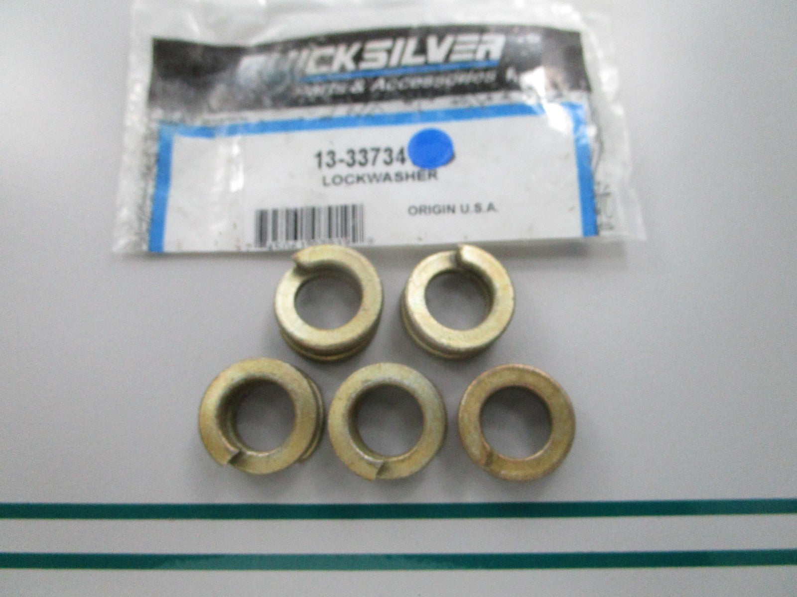 NEW OEM (LOT OF 5) 13-33734 Mercury Quicksilver Lockwasher 0810