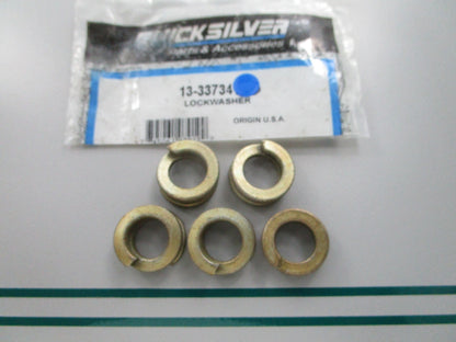 NEW OEM (LOT OF 5) 13-33734 Mercury Quicksilver Lockwasher 0810