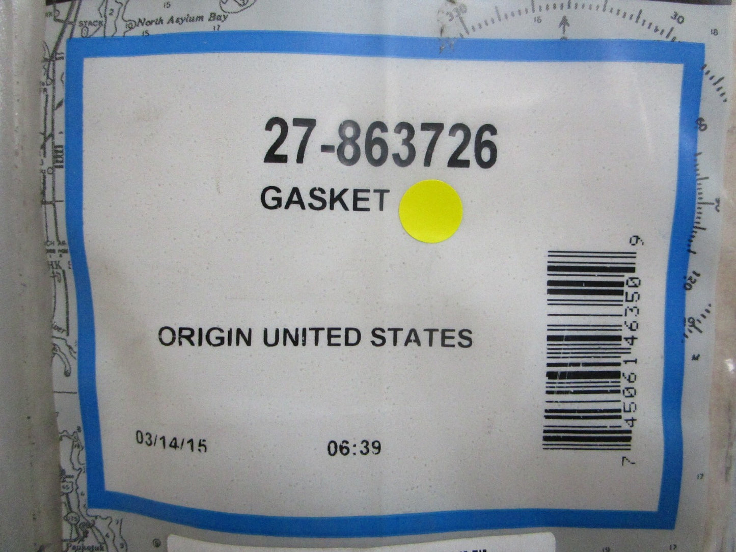 *NEW OEM* 0810 Mercury Quicksilver Gasket 27-863726