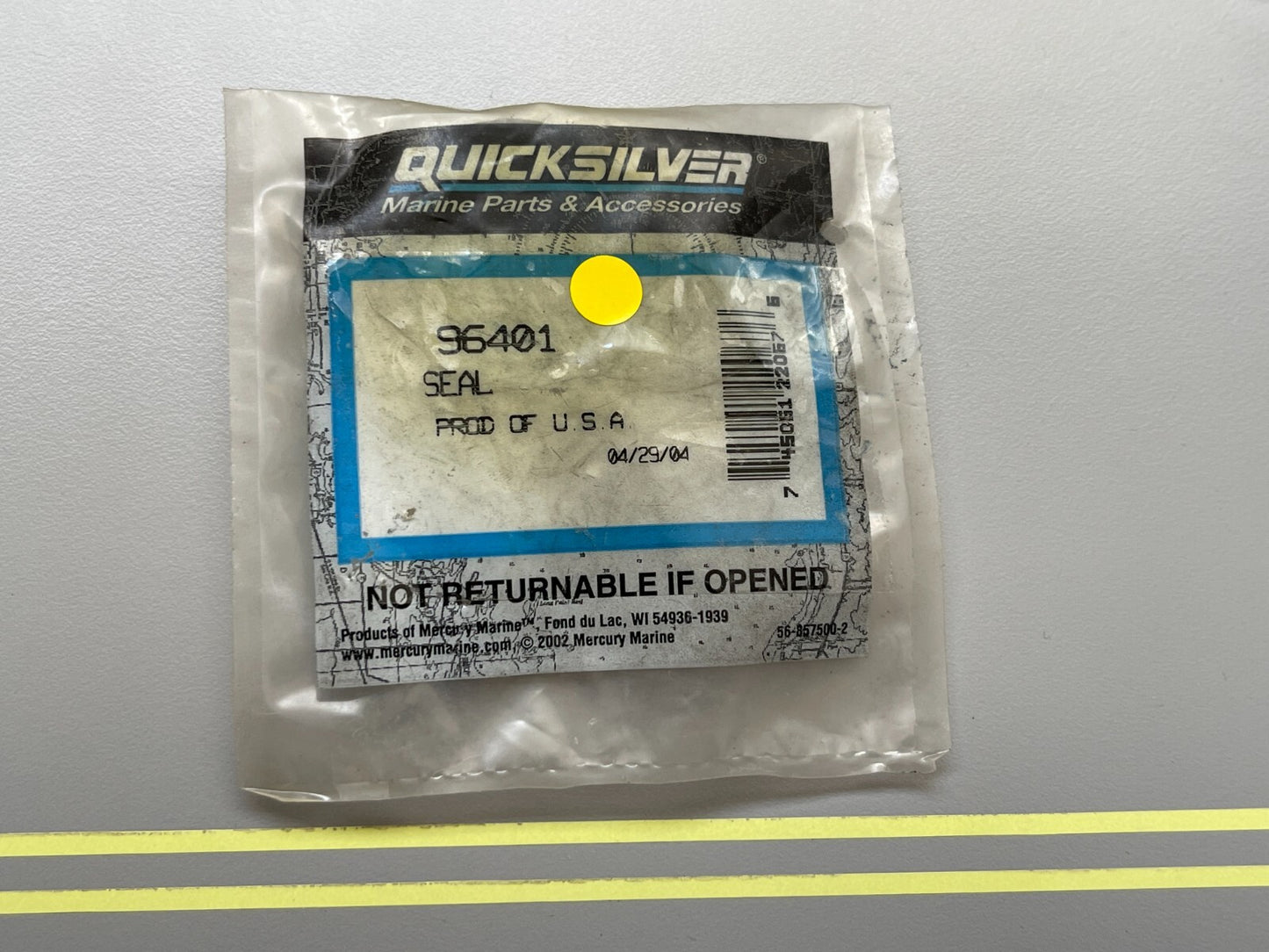 *NEW OEM* 0810 Mercury Quicksilver Seal 96401