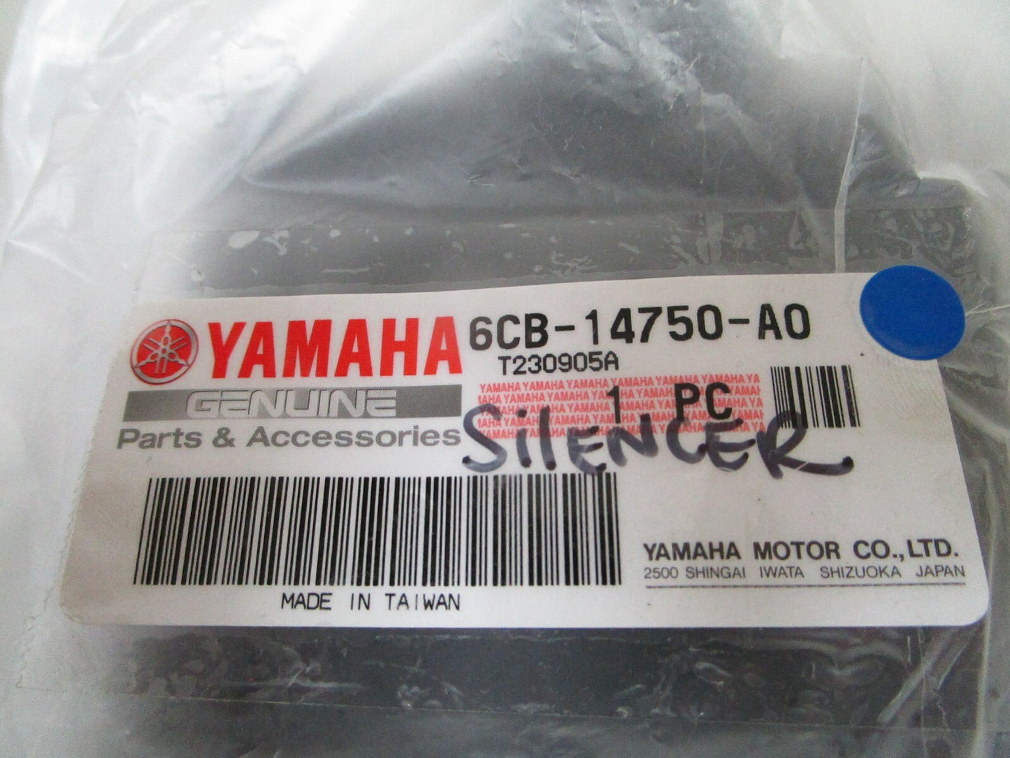 *NEW OEM* 0720 Yamaha Silencer 6CB-14750-A0-00