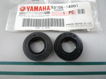 NEW OEM (LOT OF 2) 93106-14001-00 Yamaha Oil Seal 0810