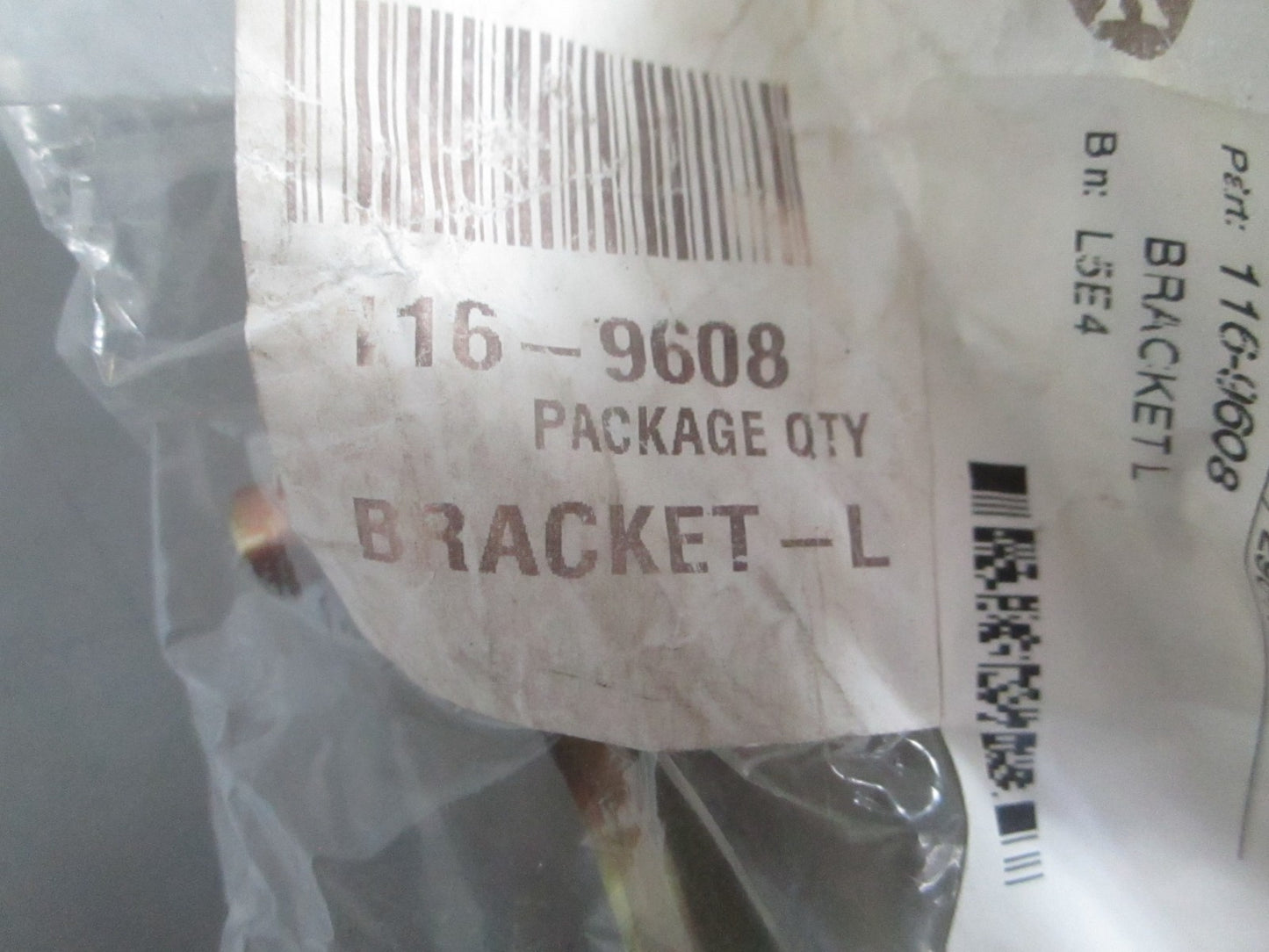 NEW OEM 116-9608 Exmark L-Bracket 0820