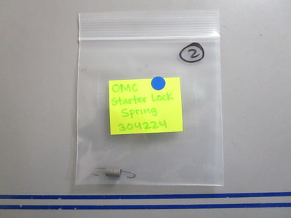 *NEW OEM* 0810 OMC Johnson Evinrude Starter Lock Spring 304224 0304224