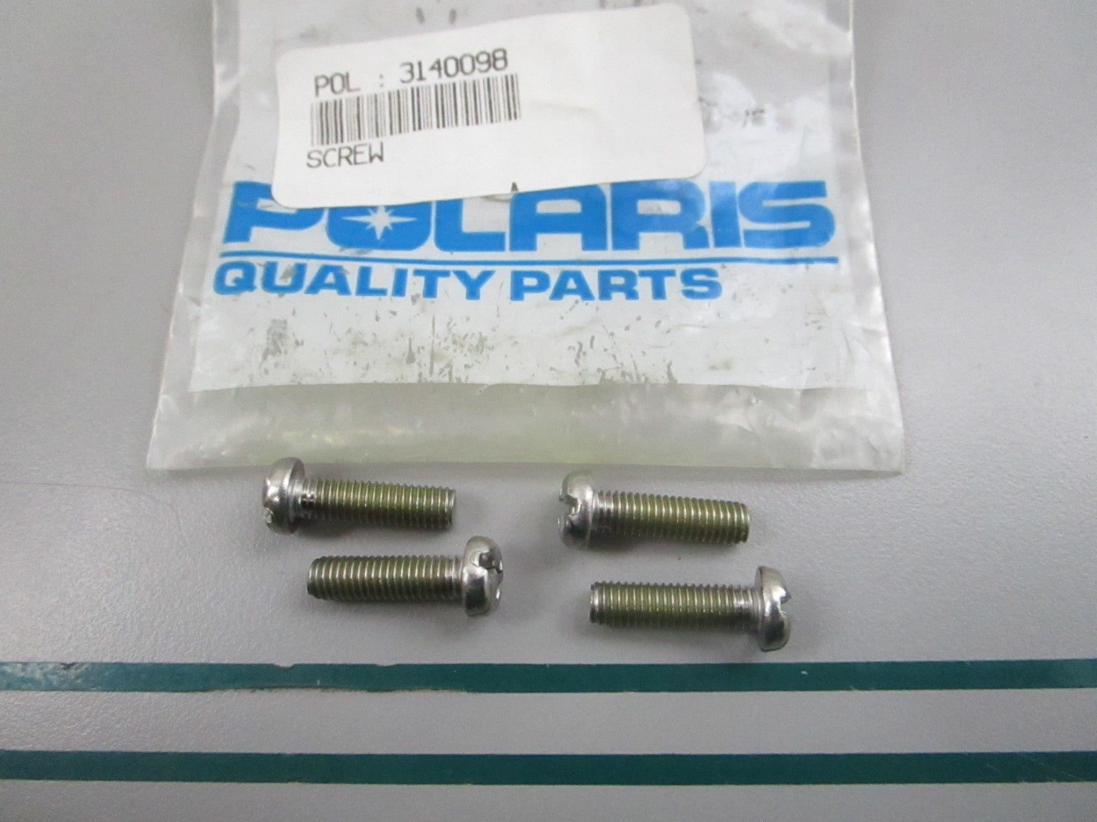NEW OEM (LOT OF 4) 3140098 Polaris Screw 0810
