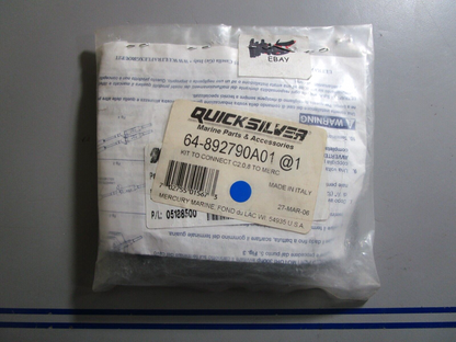 *NEW OEM* 0810 Mercury Quicksilver Adapter Kit 64-892790A01