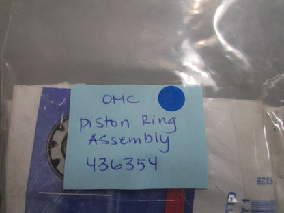 *NEW OEM* 0720 OMC Johnson Evinrude 2 Ring Set 436354 0436354