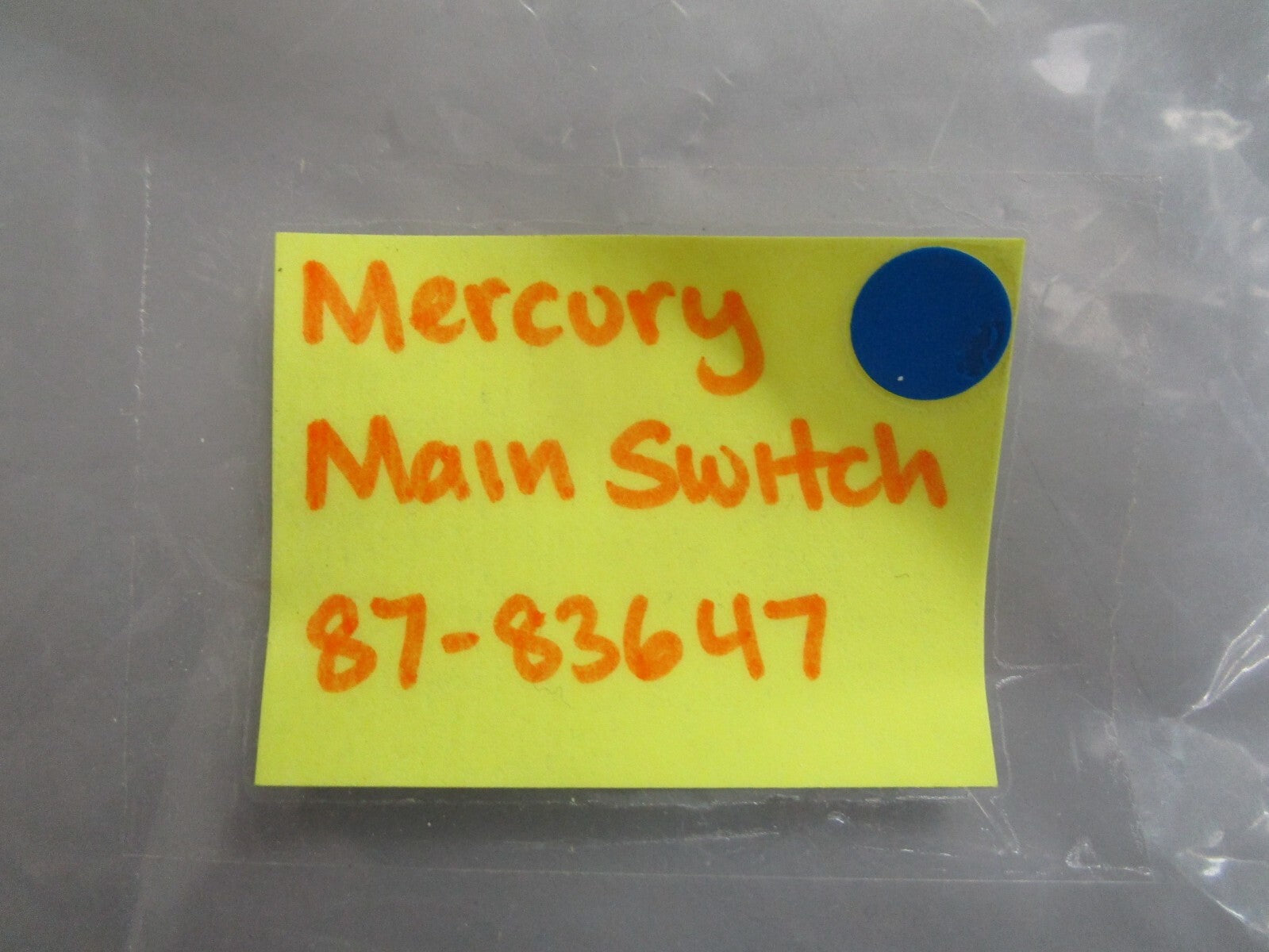 *NEW OEM* 0820 Mercury Quicksilver Main Switch 87-83647