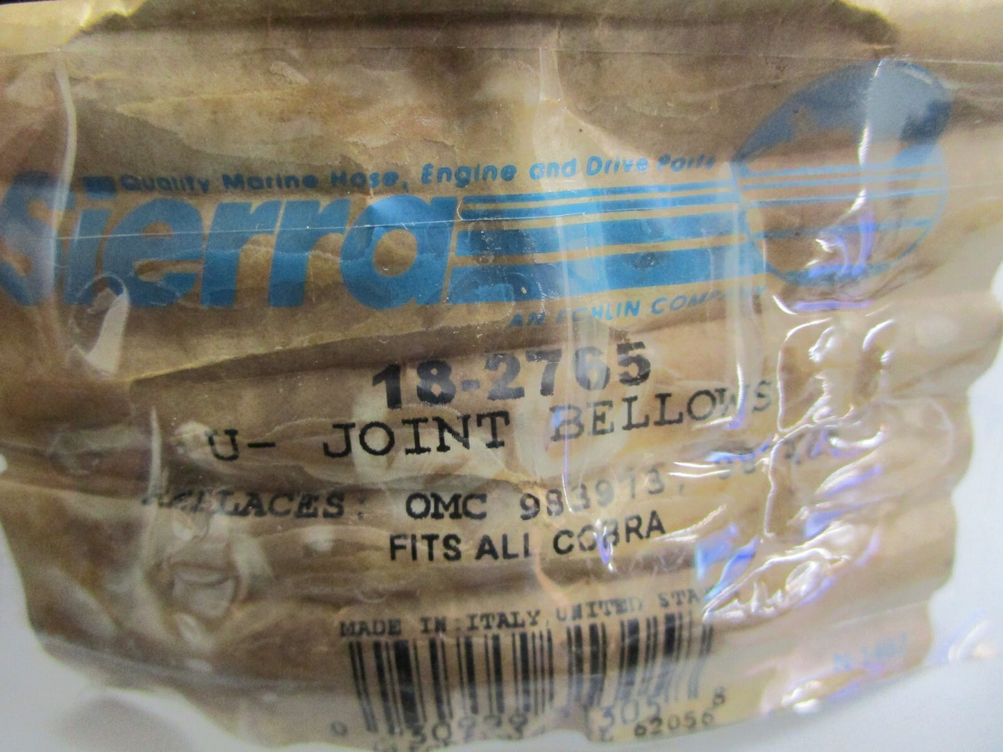 *NEW* 0820 Sierra U-Joint Bellows 18-2765 Replaces: 983973, 987467