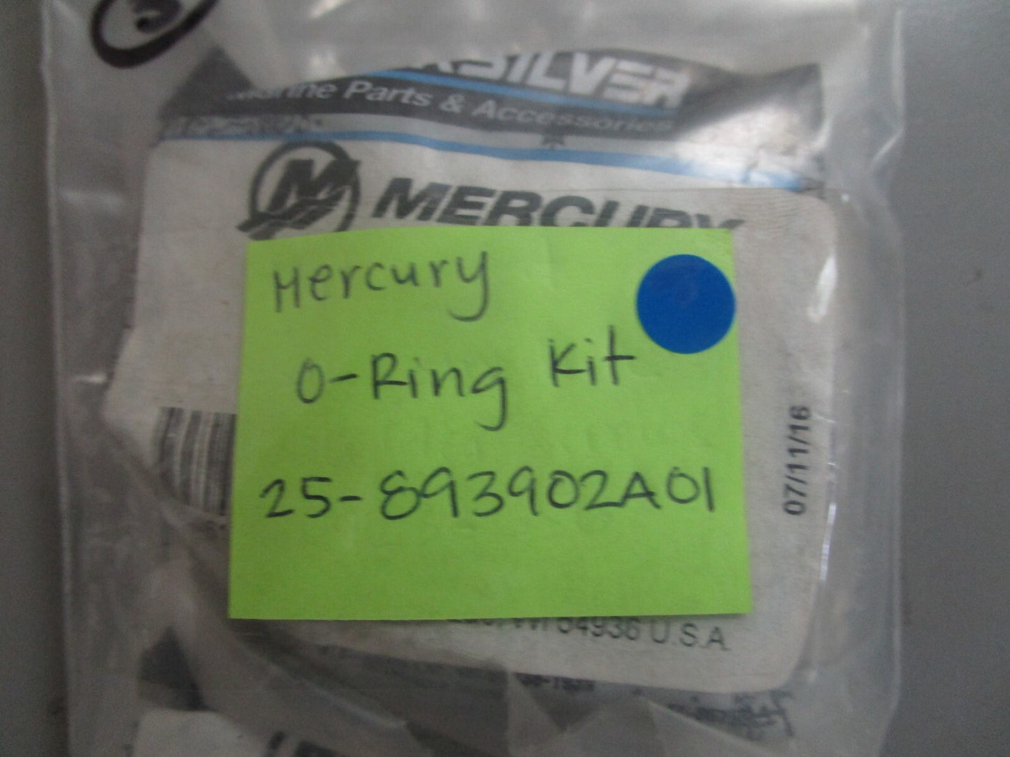 *NEW OEM* 0810 Mercury Quicksilver O-Ring Kit 25-893902A01