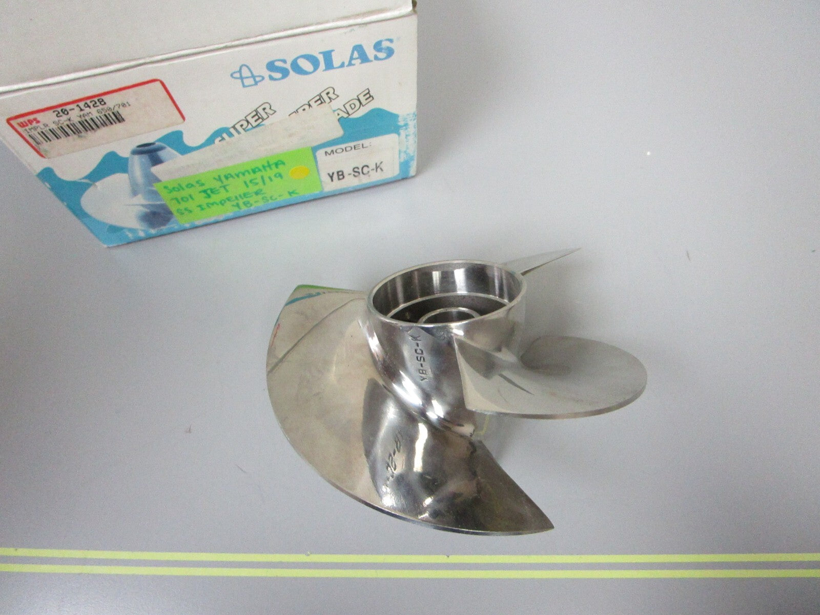 *NEW* 0720 Solas Yamaha 701 Jet 15/19 Stainless Steel Impeller YB-SC-k