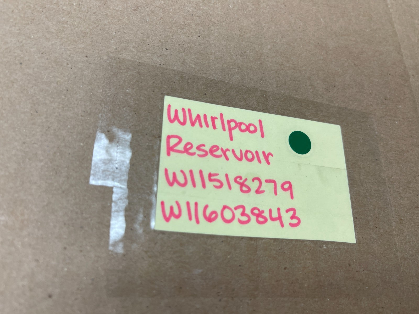 NEW OEM W11518279 W11603843 Whirlpool Reservoir 0820