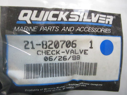 *NEW OEM* 0810 Mercury Quicksilver Check Valve 21-820706 1