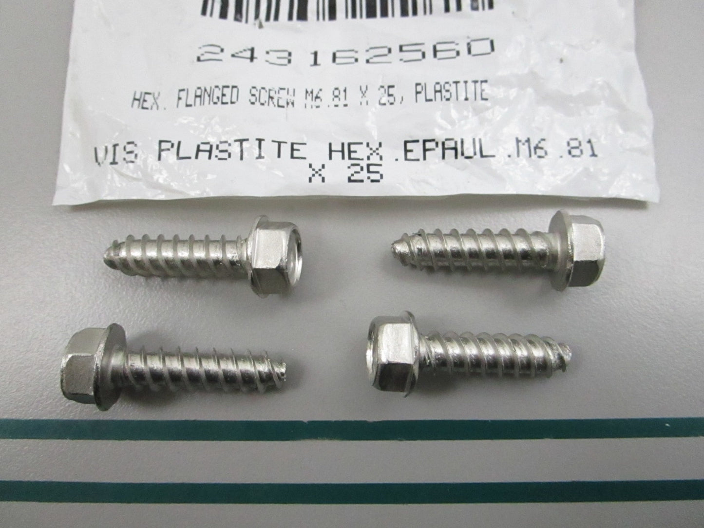 NEW (LOT OF 4) 243162560 Sea-Doo Hex. Flange Screw 0810