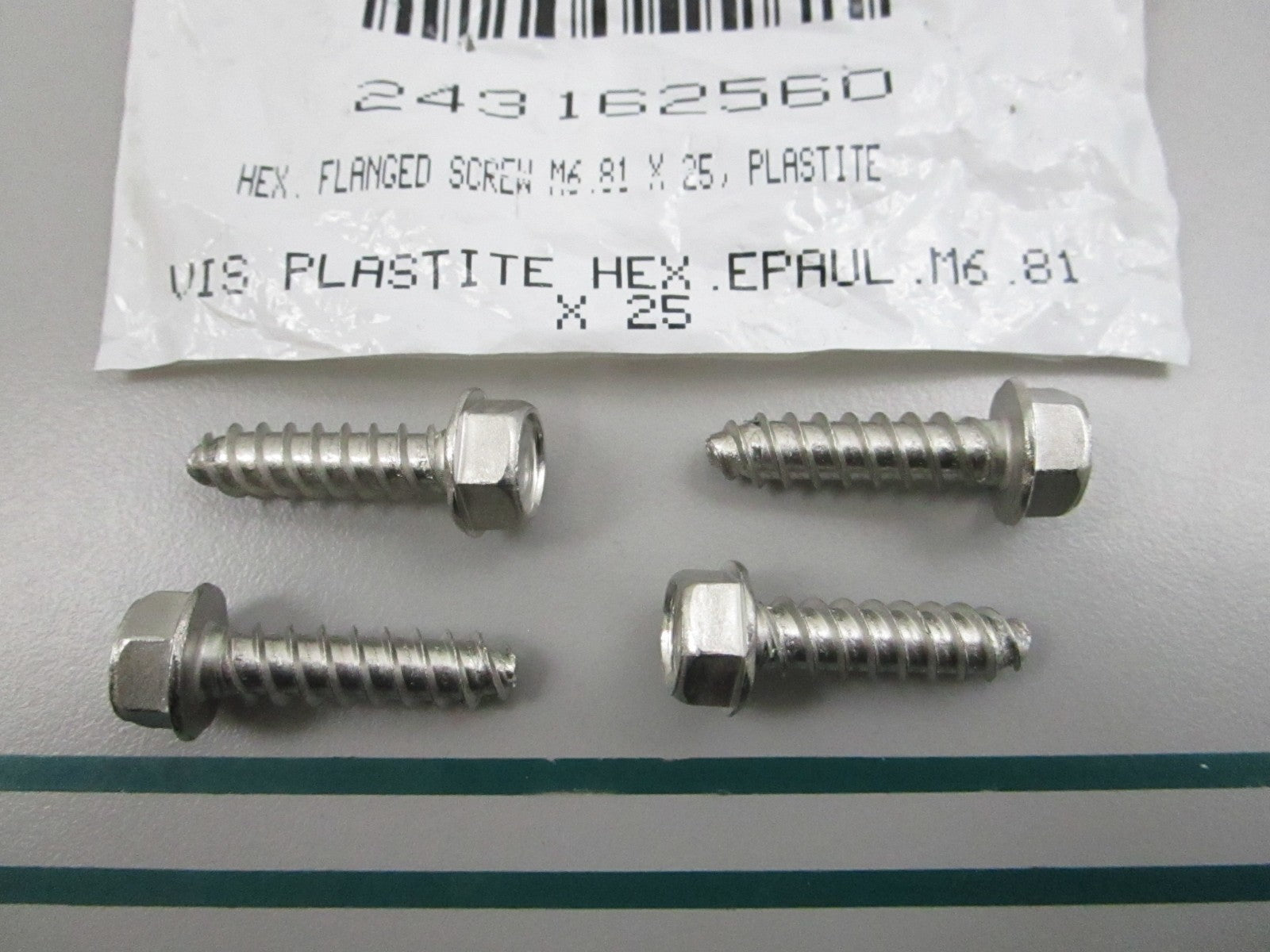 NEW (LOT OF 4) 243162560 Sea-Doo Hex. Flange Screw 0810