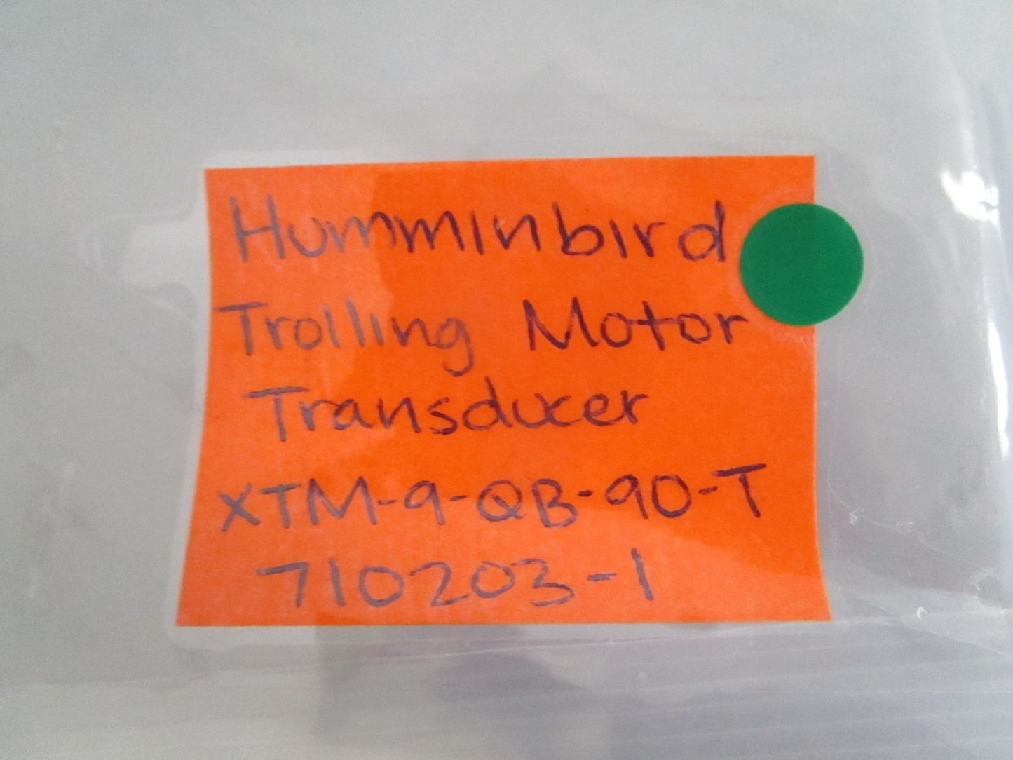 NEW OEM 710203-1 XTM-9-QB-90-T Humminbird Trolling Motor Transducer 0820