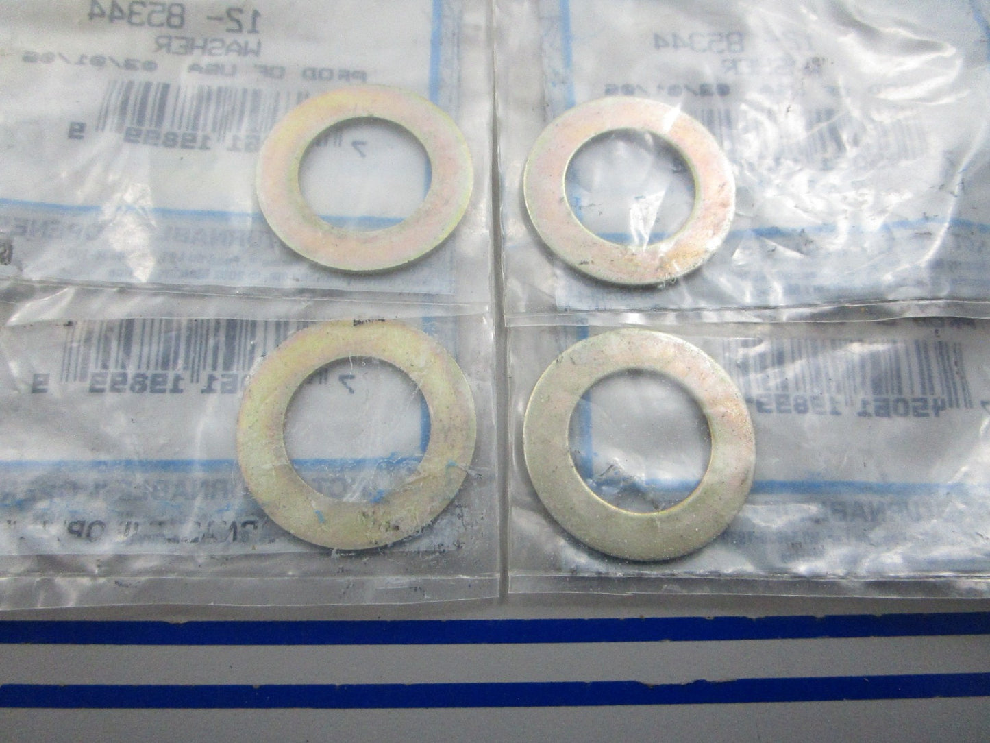 NEW OEM (LOT OF 4) 12-85344 Mercury Quicksilver Washer 0810