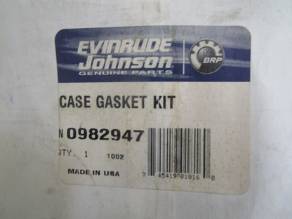 *NEW OEM* 0810 OMC Johnson Evinrude Gearcase Gasket Kit 982947 0982947